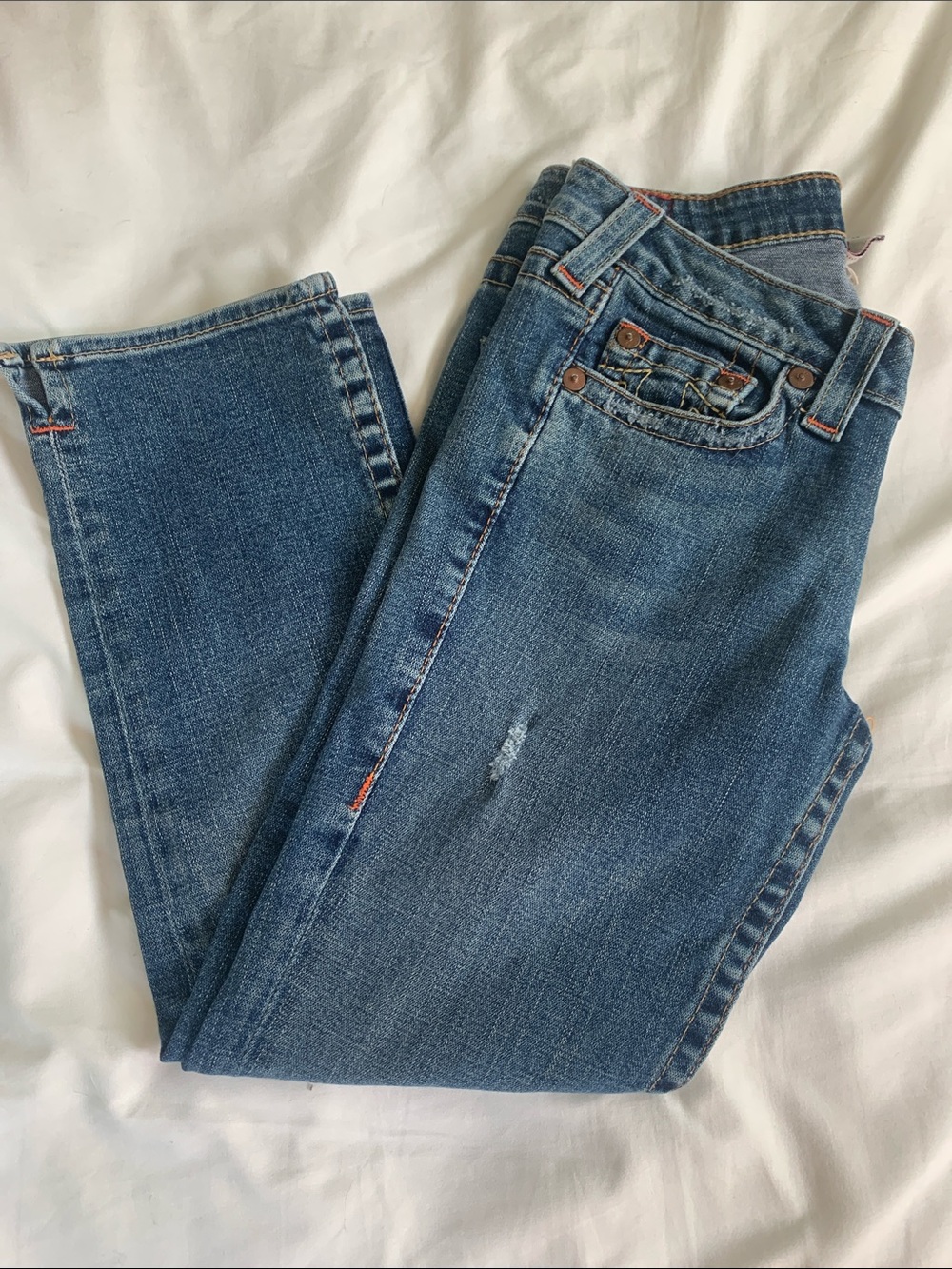 ๐ True Religion "Kate" Low-Rise Skinny Capri Jeans ๐ - Picture 3 of 7